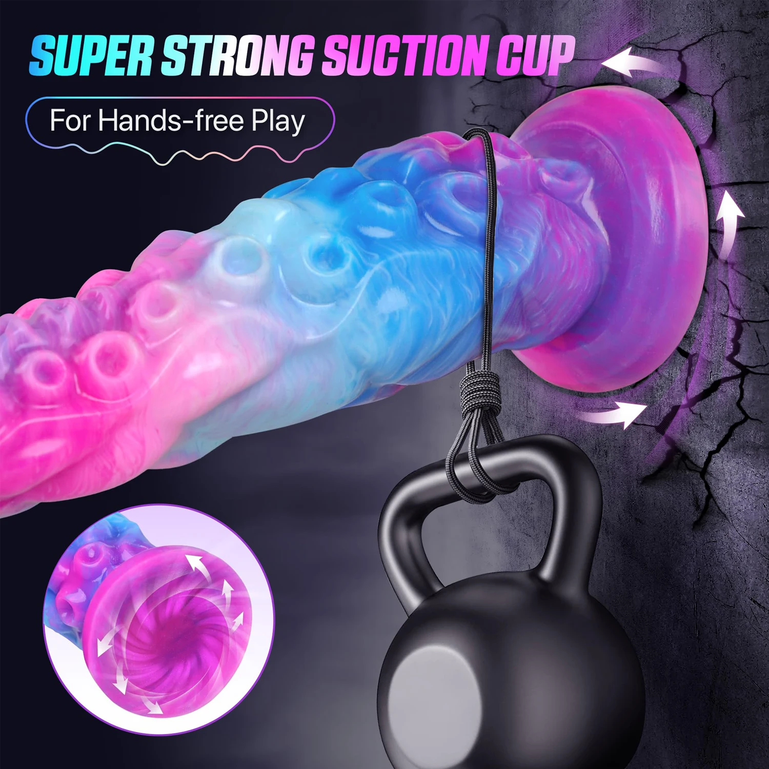 Colorful Tentacle Dildo Realistic Big Penis Huge Monster Silicone Dildo Anal Plug Adult Supplies Sex Toys for Women Men Gay