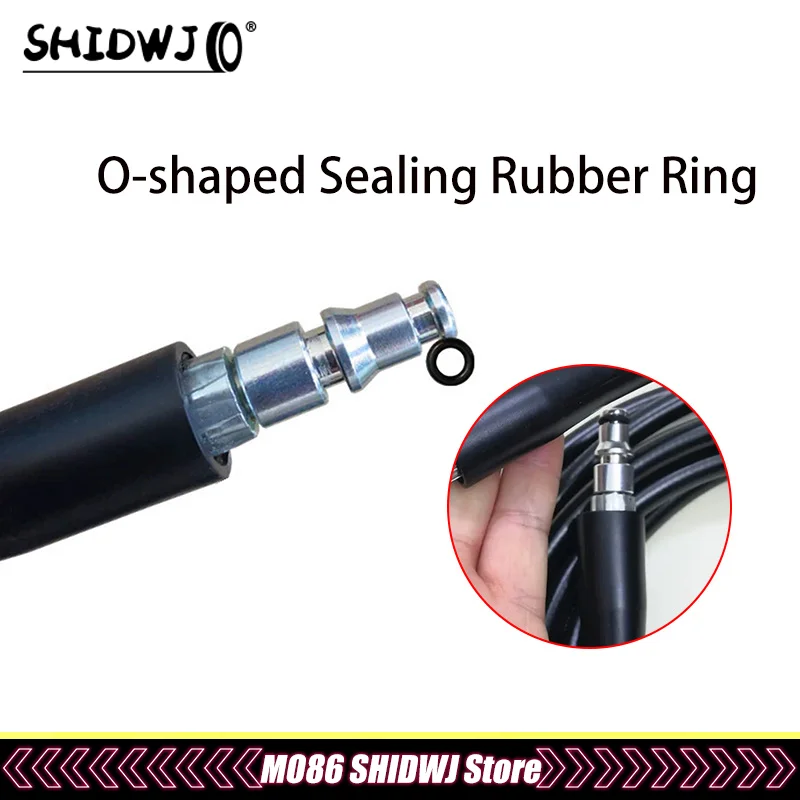 

50 шт., водяной пистолет высокого давления, уплотнительное кольцо, резиновое кольцо, черные аксессуары для автомойки, автомобильный водяной пистолет для красоты