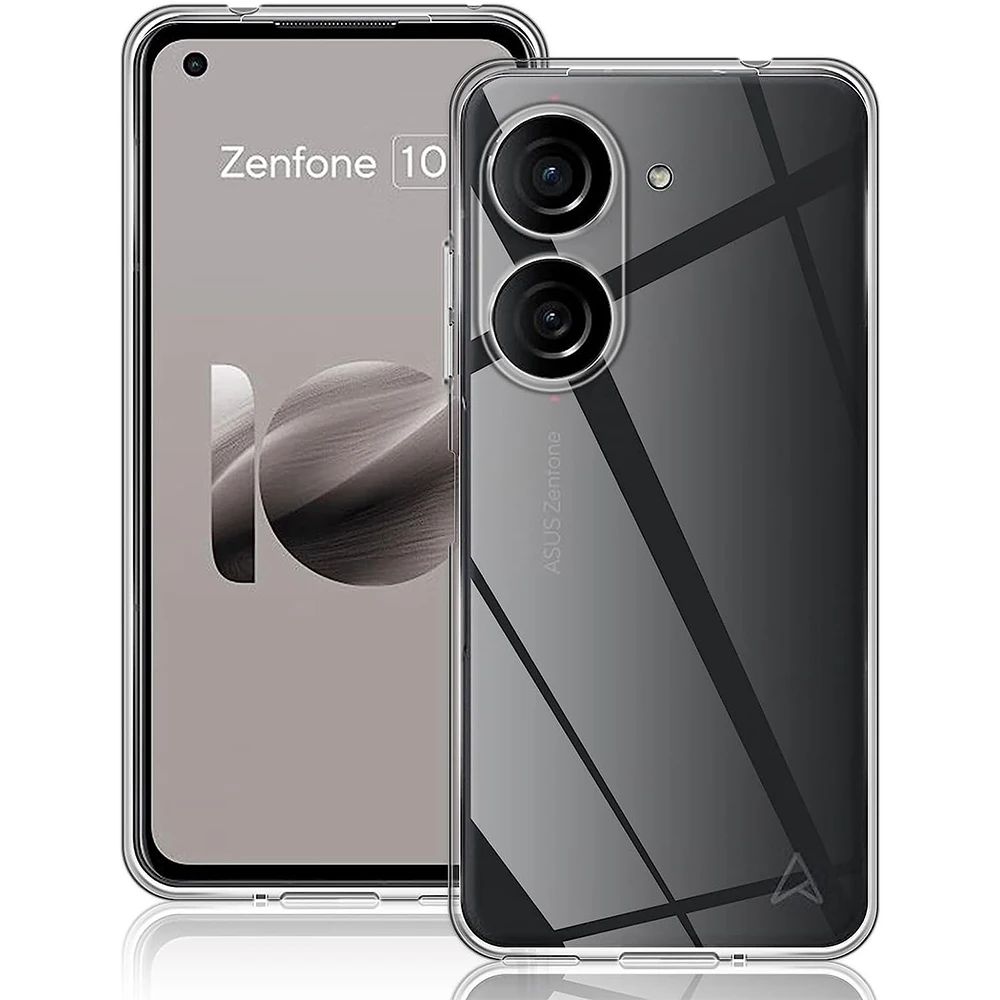 for Zenonfe 10 Case Ultra Thin Soft TPU Clear Cover on for Asus Zenfone10Z Zenfone9