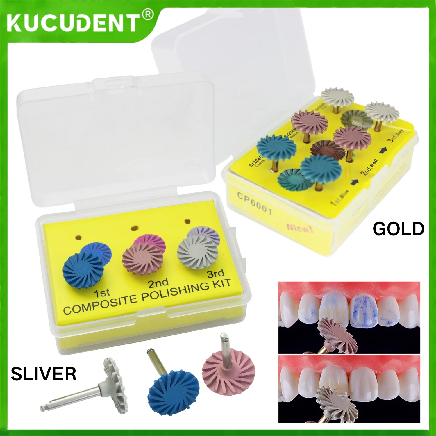 6Pcs/Box Dental Com… - image