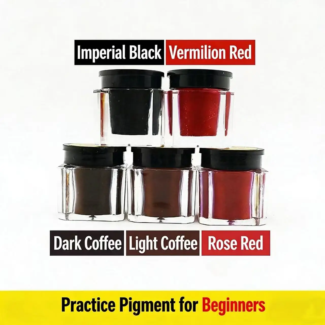 Korean Semi Permanent Tattoo Pigment Premium Ink Eyebrow Eyeliner Lip Color Brow Cream Practice Microblading Dye