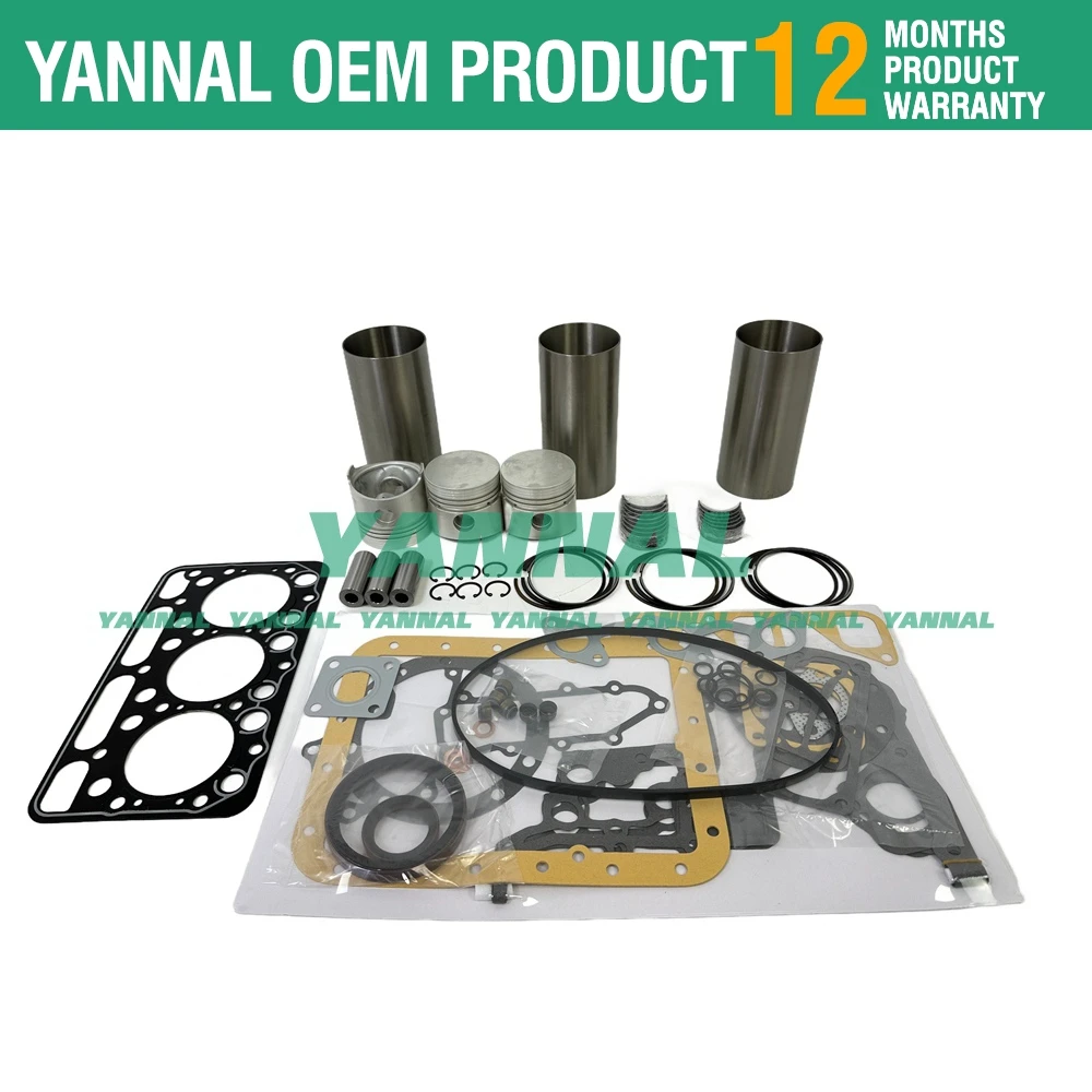 D1402 D1402BA Overhaul Rebuild Kit For Kubota Engine KH91 Clar 643 Bobcat 225