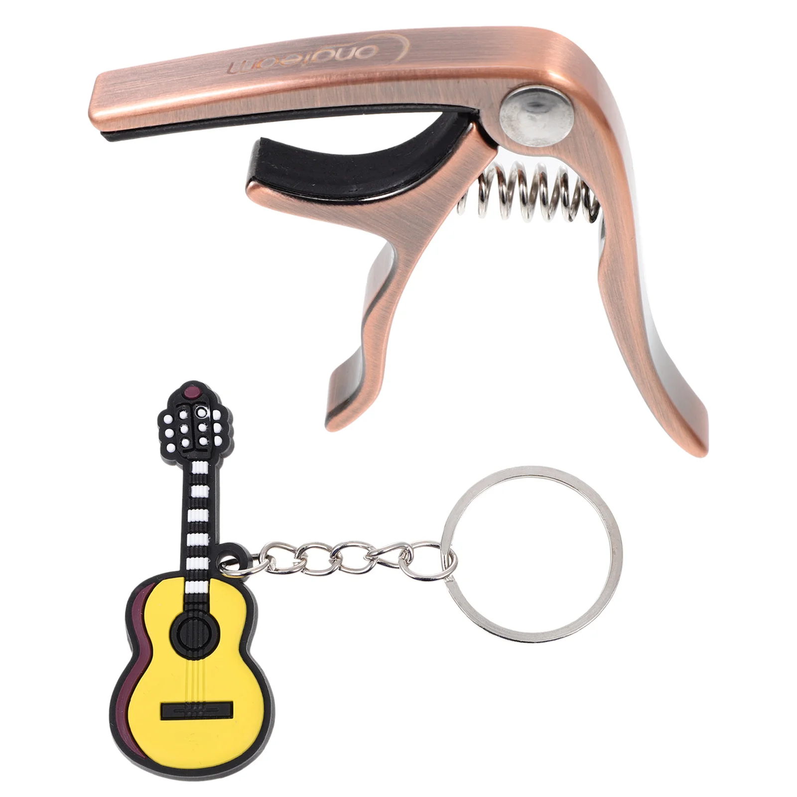 

1Set Ukulele Capo Alloy Tone Modified Clamp Practical Durable Clip Suitable for Beginners Professionals Exquisite Ukulele Clip