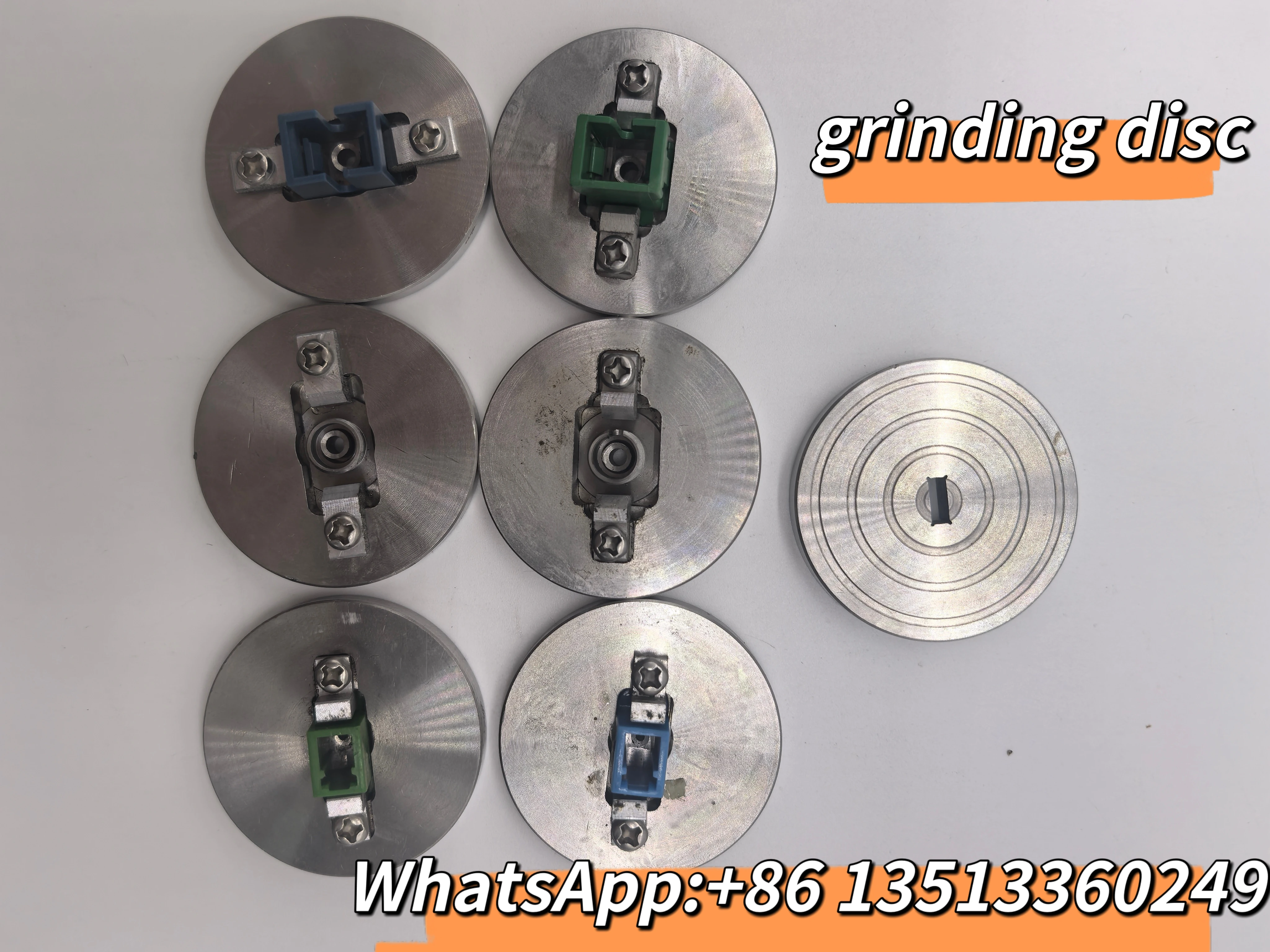 Fiber optic manual polishing disc，SC/LC/FC/MPO/APC/UPC ,metal grinding disc, fiber optical tool, FTTH PRODUCTS