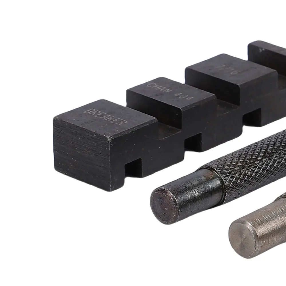 13pcs Preset Straps Chainsaw Chain Repair Kit Durable Construction Portable Design Chain Anvil And Punch Tool