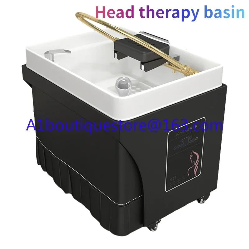 Beauty bed Separate shampoo basin Water circulation Hair care Beauty bed Mobile head treatment basin