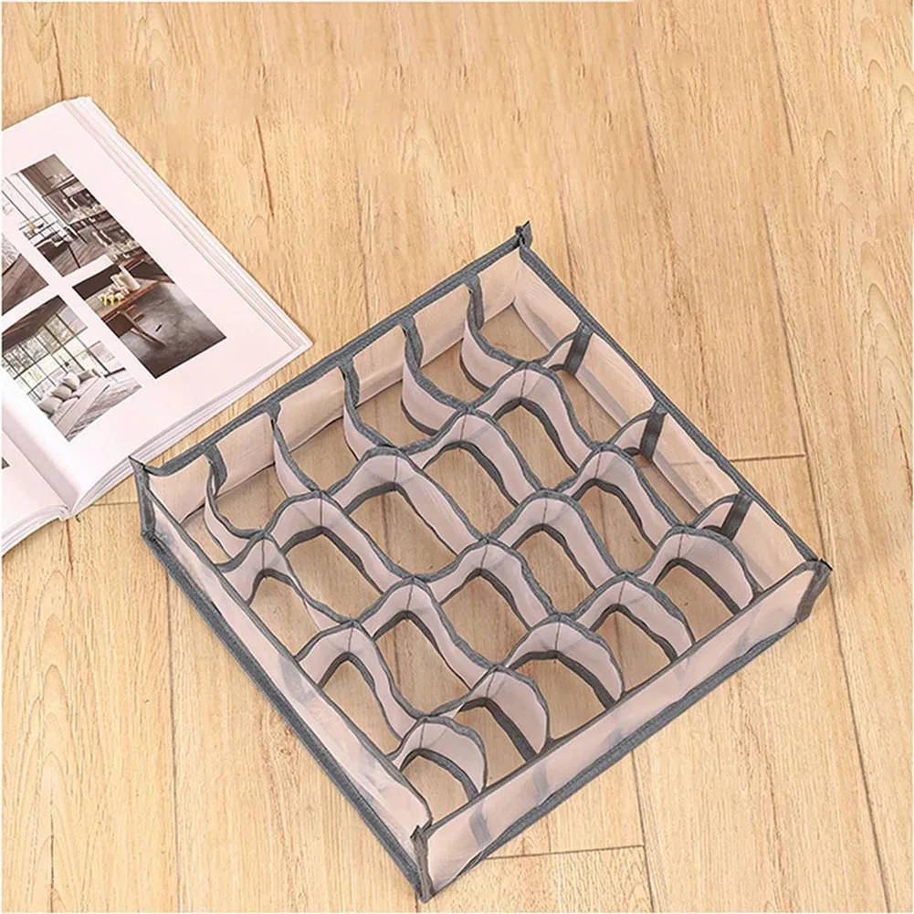 

Подходит для идеально подходит в ящик для носков, органайзер для нижнего белья, сумка-органайзер, универсальное использование, прозрачная крышка, высококачественный материал