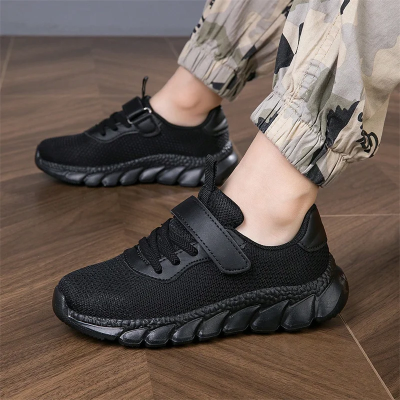 

Kids Summer Daily Walking Sneakers Full Breath Mesh Soft Foam Insole Anti Slip Wear Resist Outdoor Sports Casual Footwear