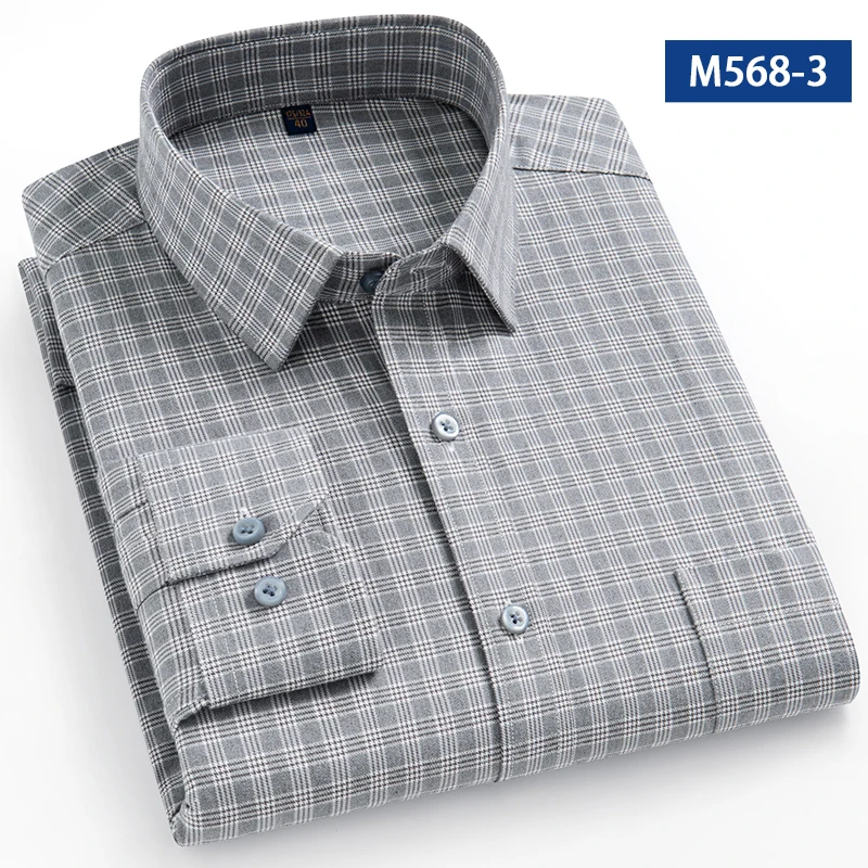 4XL Fits 90 KG Men Shirts Long Sleeve 100 Cotton Oxford Big Sizes Soft Cozy Shirts Men Long Sleeve Slim Fit Casual with Pocket