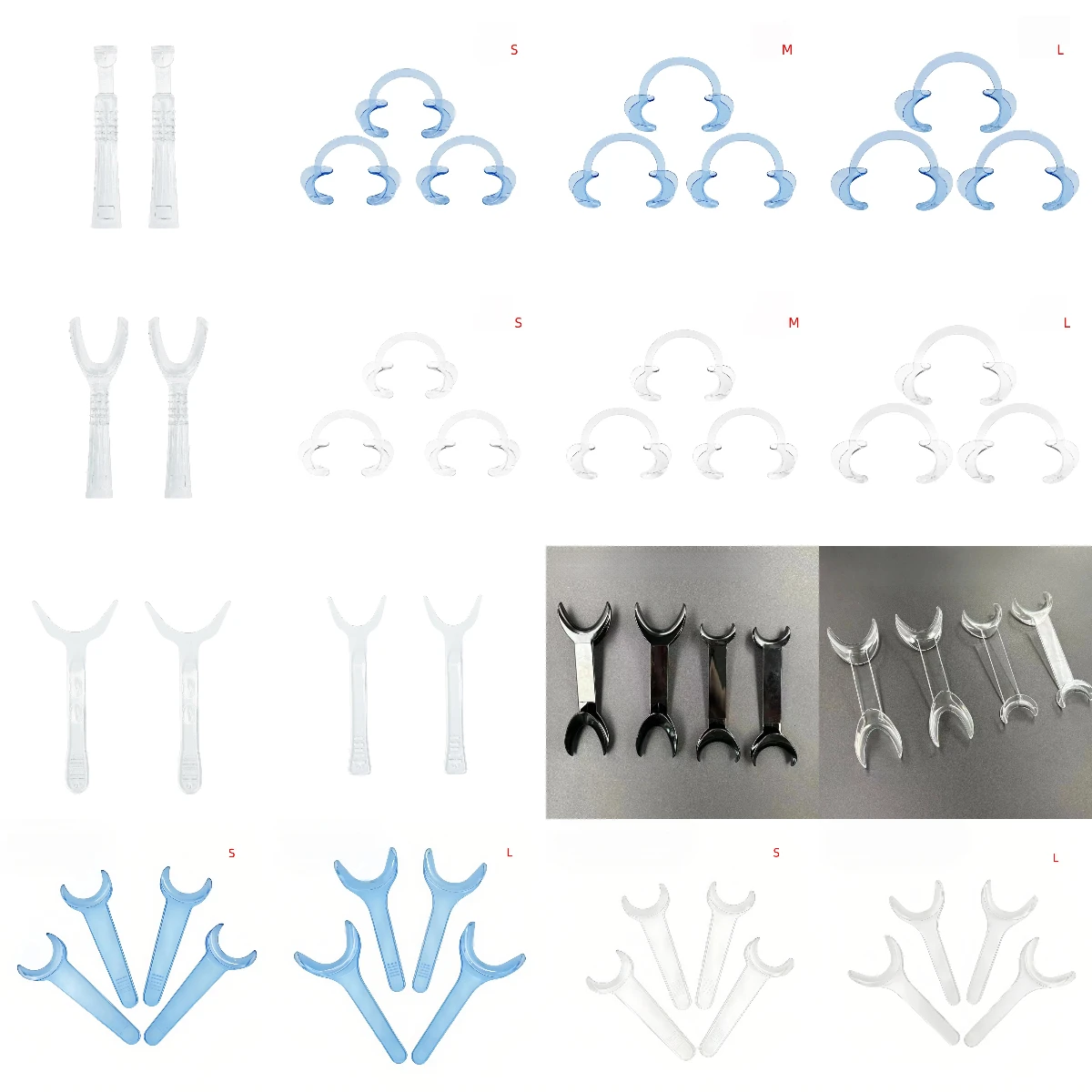 Ouvre-bouche autoclavable dentaire, rétracteur de lèvres et de joues, ouvre-bouche intra-oral, élargisseurs de bouche, matériaux orthodontiques, dents