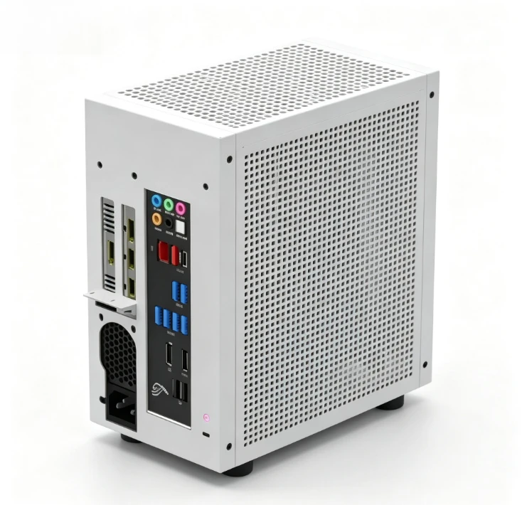 M21M31 Mini ITX Case 120mm AIO Water Cooling Low Profile GPU Flex PSU Compact HTPC Chassis Small Form Factor Gaming PC Cabinet