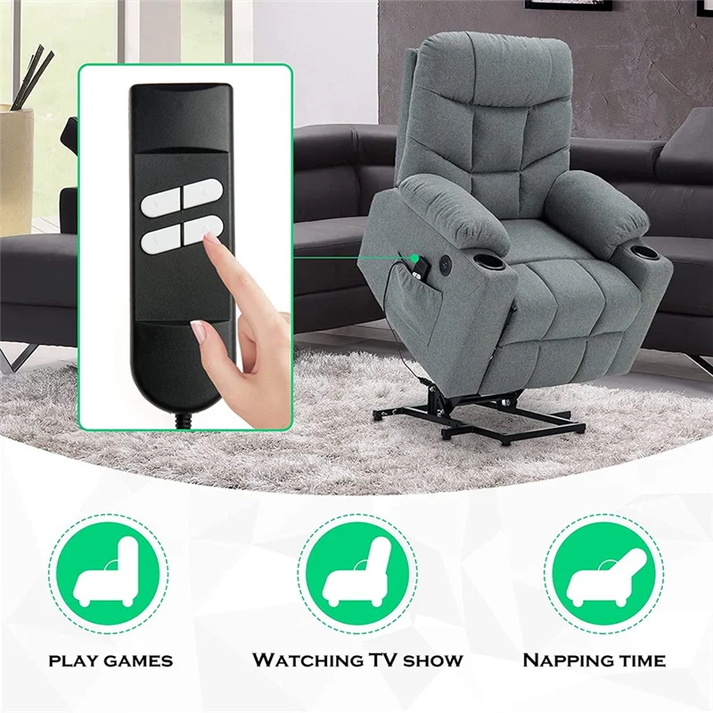 -NEW Electric Sofa Remote Replacement, 5 Pin 4 Button Power Recliner Remote Replacement for OKIN LIMOSS Pride Golden Berkline