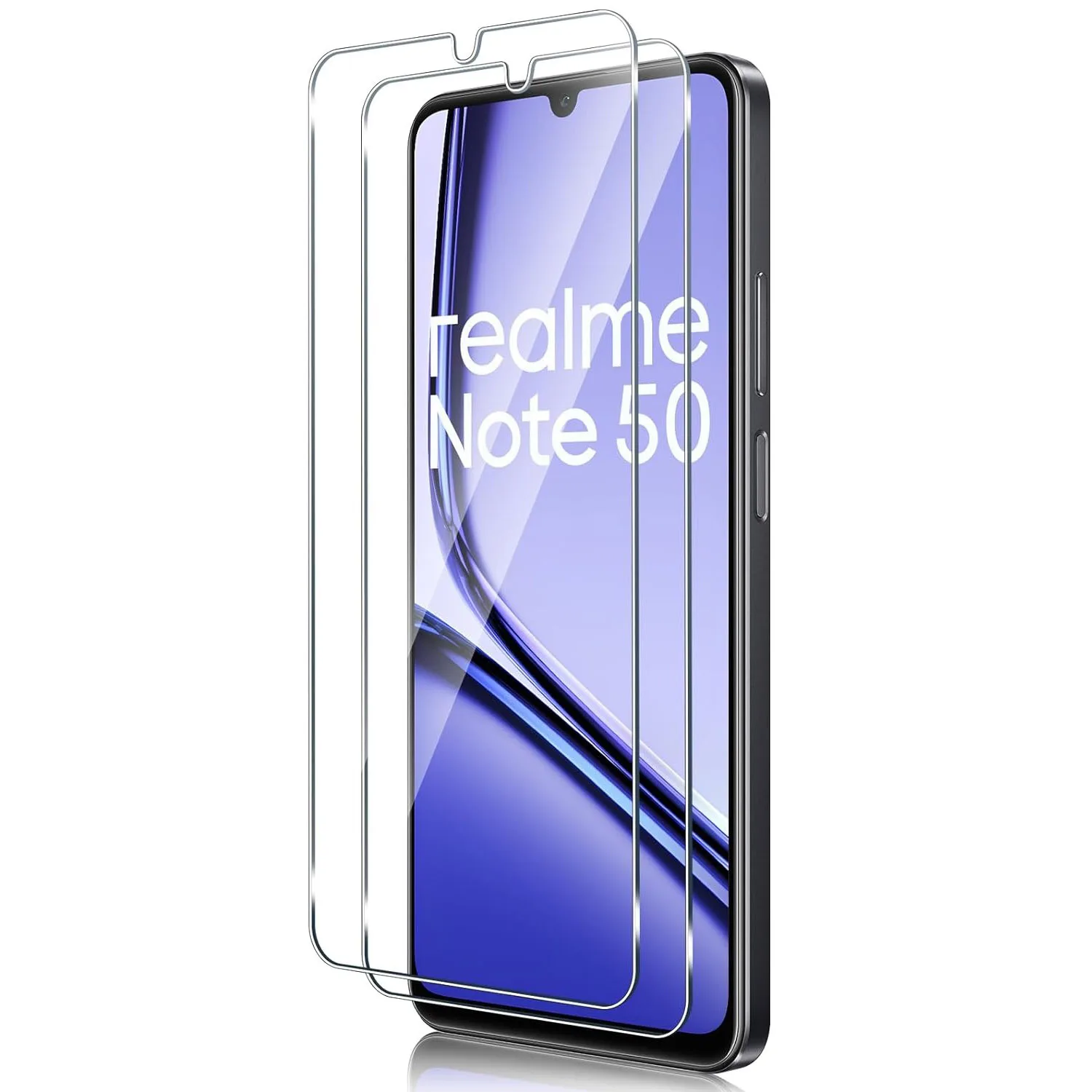 

3pcs Tempered Glass Screen Protectors For Realme Note 50 Glass Film