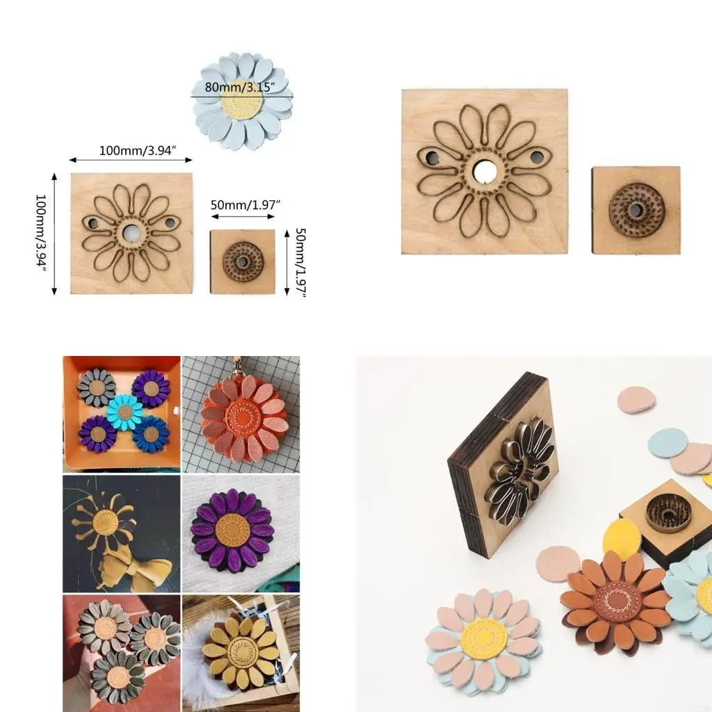 

Wooden Die Cutting for DIY Art Crafts Fabric Aceessory Keychain Jewelry Making