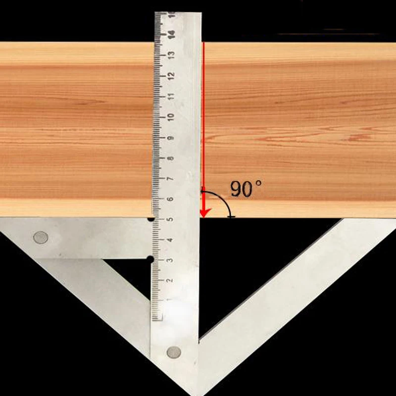 Center Angle Gauge Stainless Steel Centering Squares Gauges For Circular Plate Measuring Tools