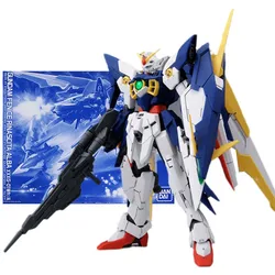 Bandai Figure Gundam Model Kit Anime Figures MG 1/100 Fenice Rinascita Alba Mobile Suit Gunpla Action Figure Toys For Boys Gifts