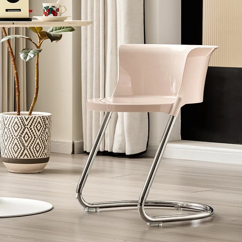 Sedia da pranzo in acrilico trasparente Designer moderno nordico Caffè in stile cinese vintage Caffetteria Panetteria Mobili nordici lavabili Instagram