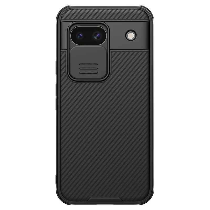 For Google Pixel 8A Case NILLKIN Fitted Case Camshield Super Frosted Shield Case For Google Pixel 8A Lens Protection Cover