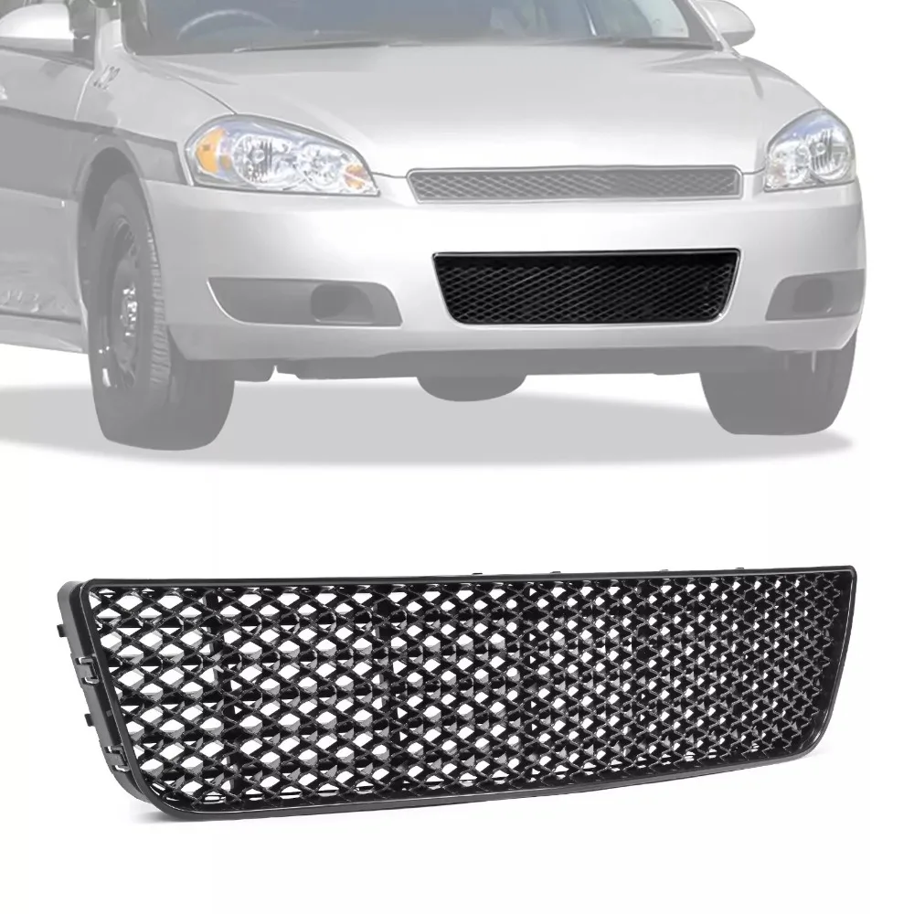 

ABS Black Front Lower Grille Fit Chevrolet Impala / Limited 2006-2016 Mesh Style