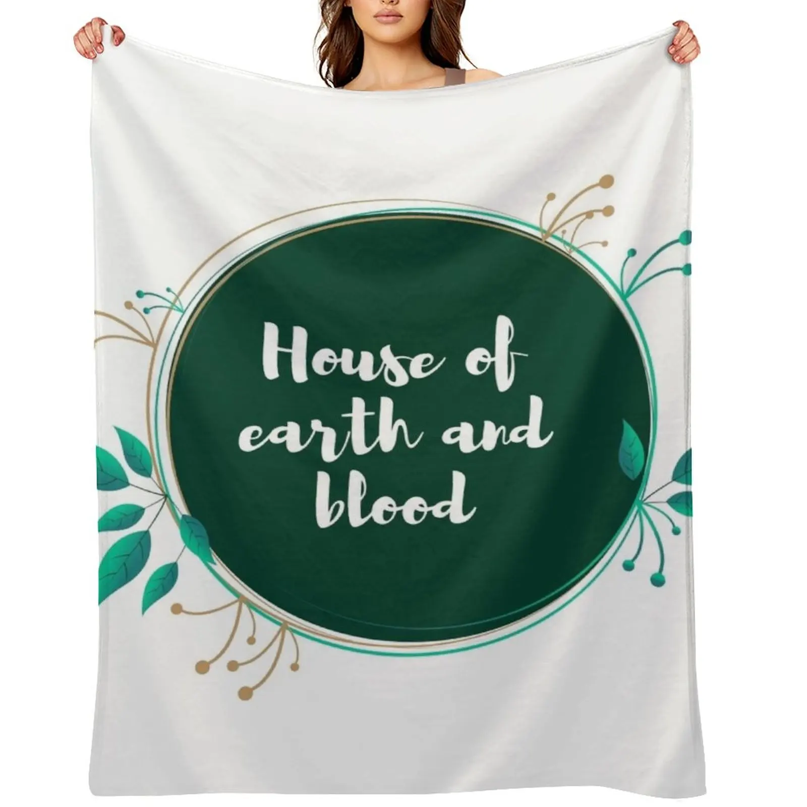 

House Of Earth And Blood Throw Blanket For Decorative Sofa Heavy Fashion Sofas Bed Fashionable Blankets