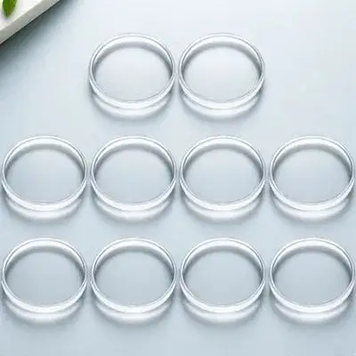 

10Pcs Petri Plates Clear Lid Laboratory Chemistry Petri Dishes Cell Culture Dishes Scientific Research Supplies