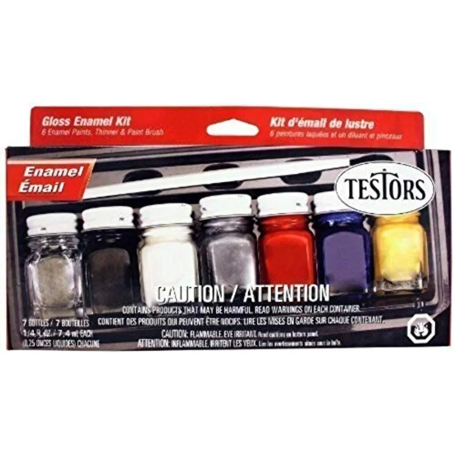 Enamel Paint Set, 9115X, Gloss