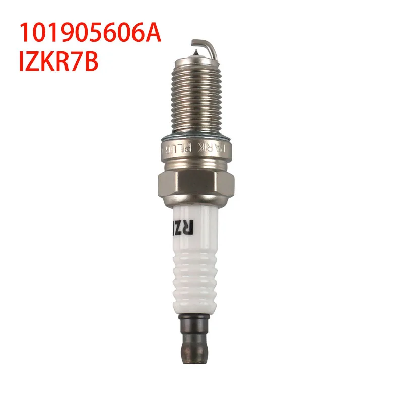 RZD Iridium Spark Plug 101905606A for Audi A3 TT Porsche CAYENNE Volkswagen VW EOS GOLF PHAETON TOUAREG MULTIVAN 3.2 IZKR7B