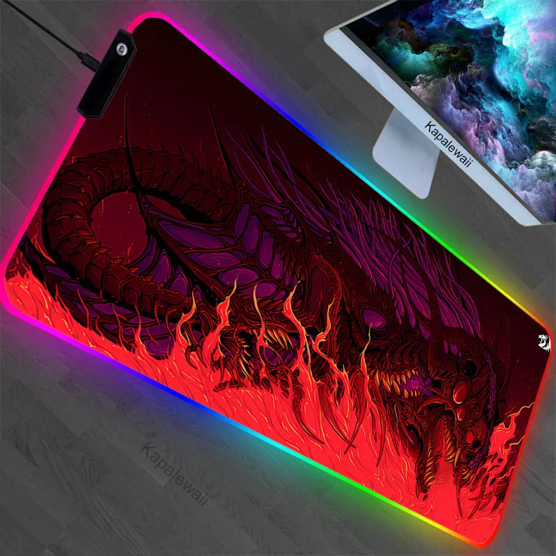 

RGB Mouse Pad Redragon Gaming Mousepad Gamer 900x400 Large Desk Backlit Mats Computer Led Carpet Mause Ped XXL Deskpad Protector