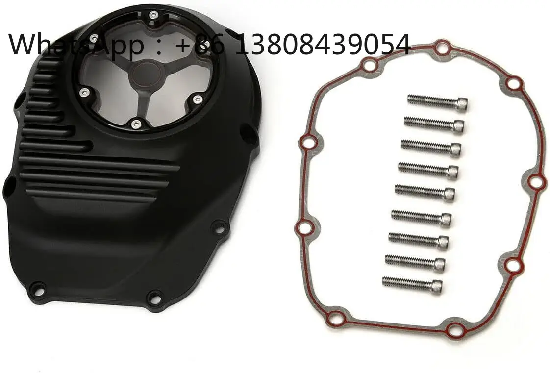 For harley M8 Engine 2017-up Touring Road Glide 2017-up Softail Fat Bob Boy 114 CNC Aluminum Clarity Transmission Cam Cover