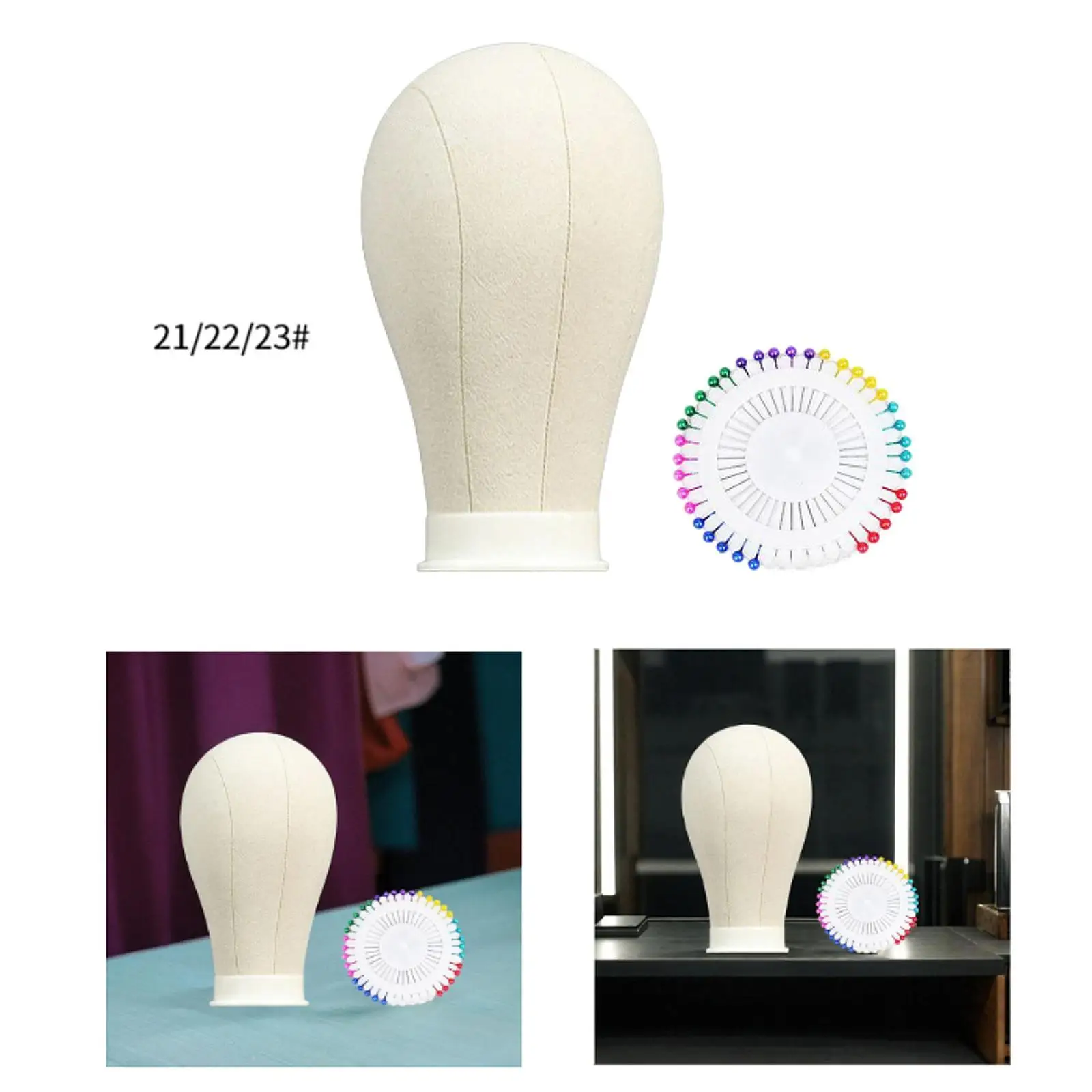 Leinwand Block Kopf Mannequin Kopf Desktop Hut Display Stand Perücke Display mit 40er