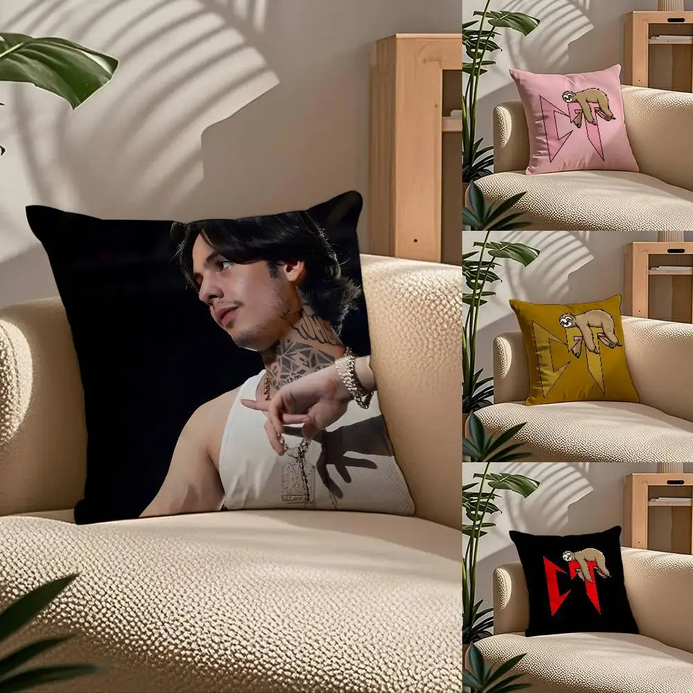 

N-Natanael Cano Nata M-Montana Pillow Case Comfort Sofa Bed Silky Elegant Invisible Zipper Custom Decorative Cushion Cover