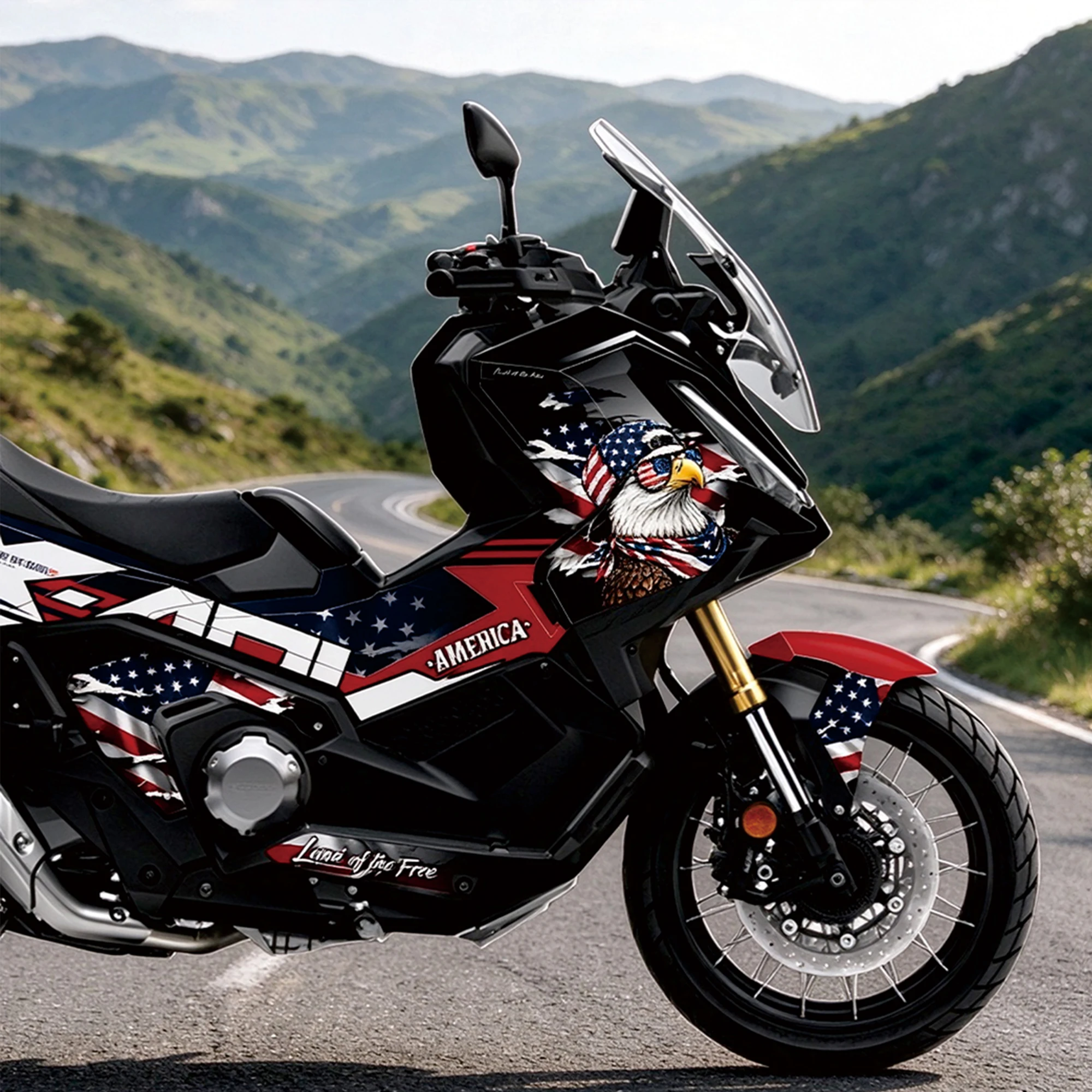 Motorcycle Modification Full Set Graphics Stickers Compatible with Honda X-ADV750 Scratch Decals Decor Protector