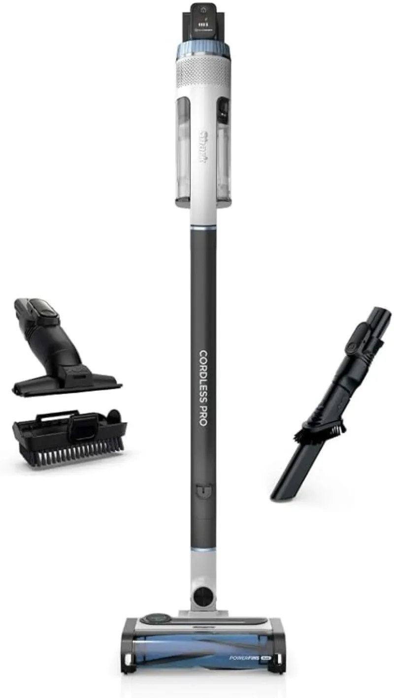 Shark IZ562H Pro Cordless Vacuum with Clean Sense IQ and Odor Neutralizer, PowerFins Plus Brushroll, Includes Duster Crevice & P