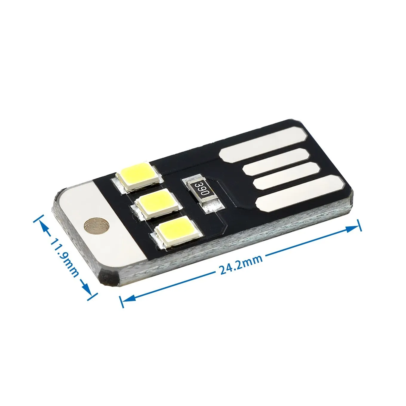 10 قطعة/الوحدة التخييم ليلة خيمة للتنزه ضوء المصباح في الهواء الطلق المحمولة توفير الطاقة مصباح يدوي صغير رقيقة جدا المحمول USB سلسلة مفاتيح LED #4