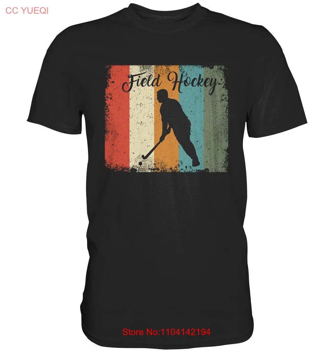 Field Hockey Vintage Players Floorball s Premium T Shirt long or short sleeves