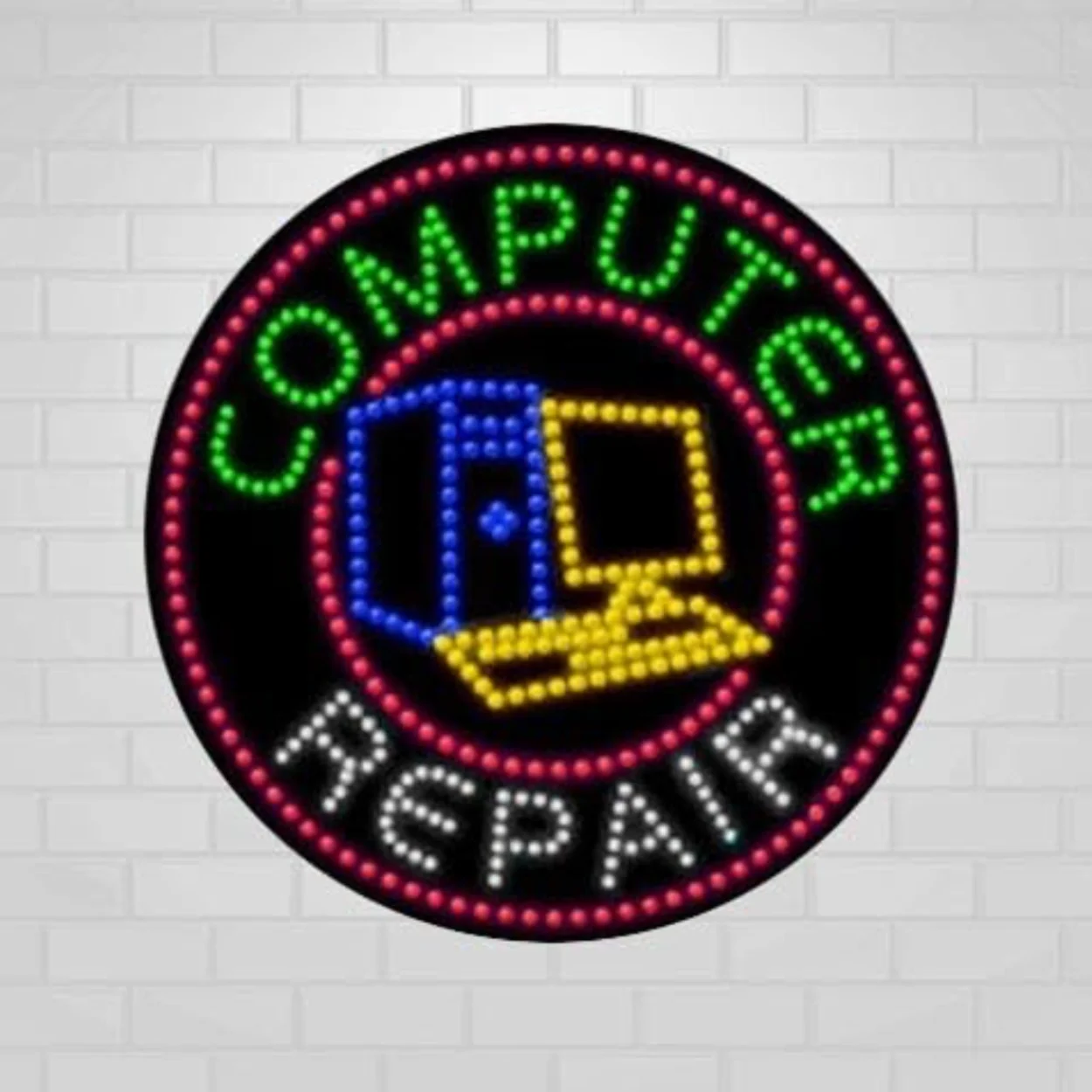 LED Light Bulb Electronic Sign - Electronics Repair Store review and price