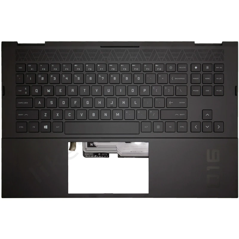 Original New RGB Backlight Keyboard For HP OMEN 16-B 16-C TPN-Q265 TPN-Q267 Palmrest Upper Cover Case US Arabic Keyboard Replace