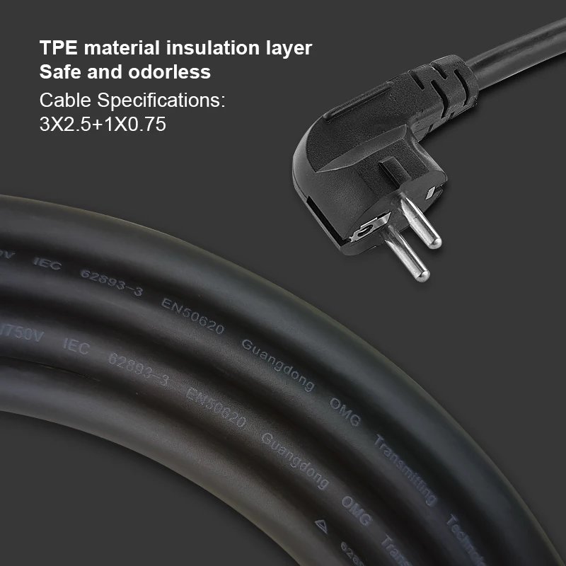 GB/T إلى SAE J1772 كابل شحن من النوع القياسي 2 EV مع شاحن EV محمول 16A J1772 كومة شحن لمحطة EV #5