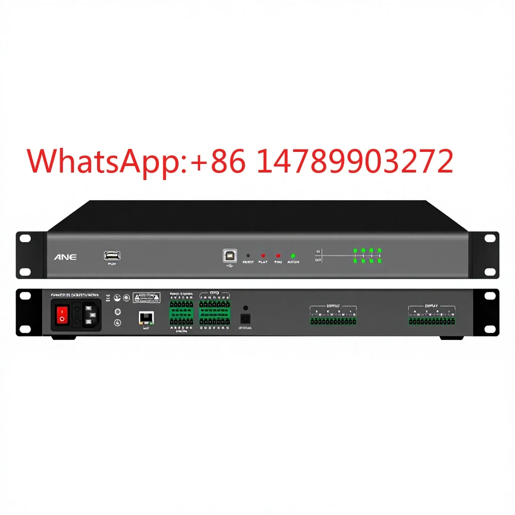 

Multifunctional Dante Audio Processor, 48K/24bit Sampling AEC Noise Reduction Device for Conference