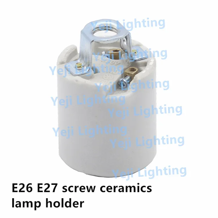 E26 / E27 screw cap lampholder high temperature ceramic lamp hanging lamp wall lamps lamp base lighting accessories DIY