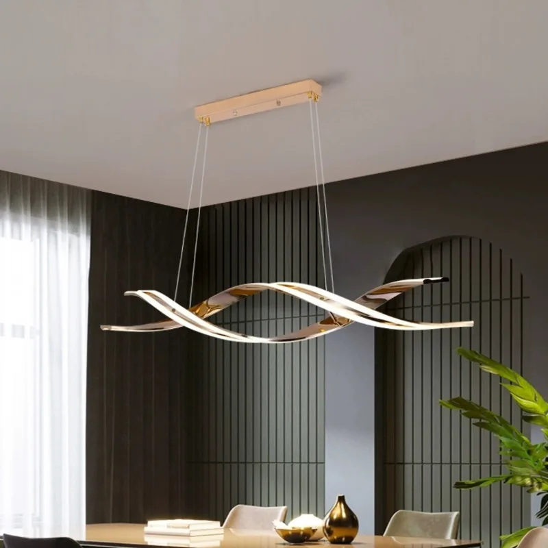 Plafonnier suspendu au design nordique, luminaire décoratif d'intérieur, idéal pour un salon, une salle à manger, une chambre à coucher ou une cuisine