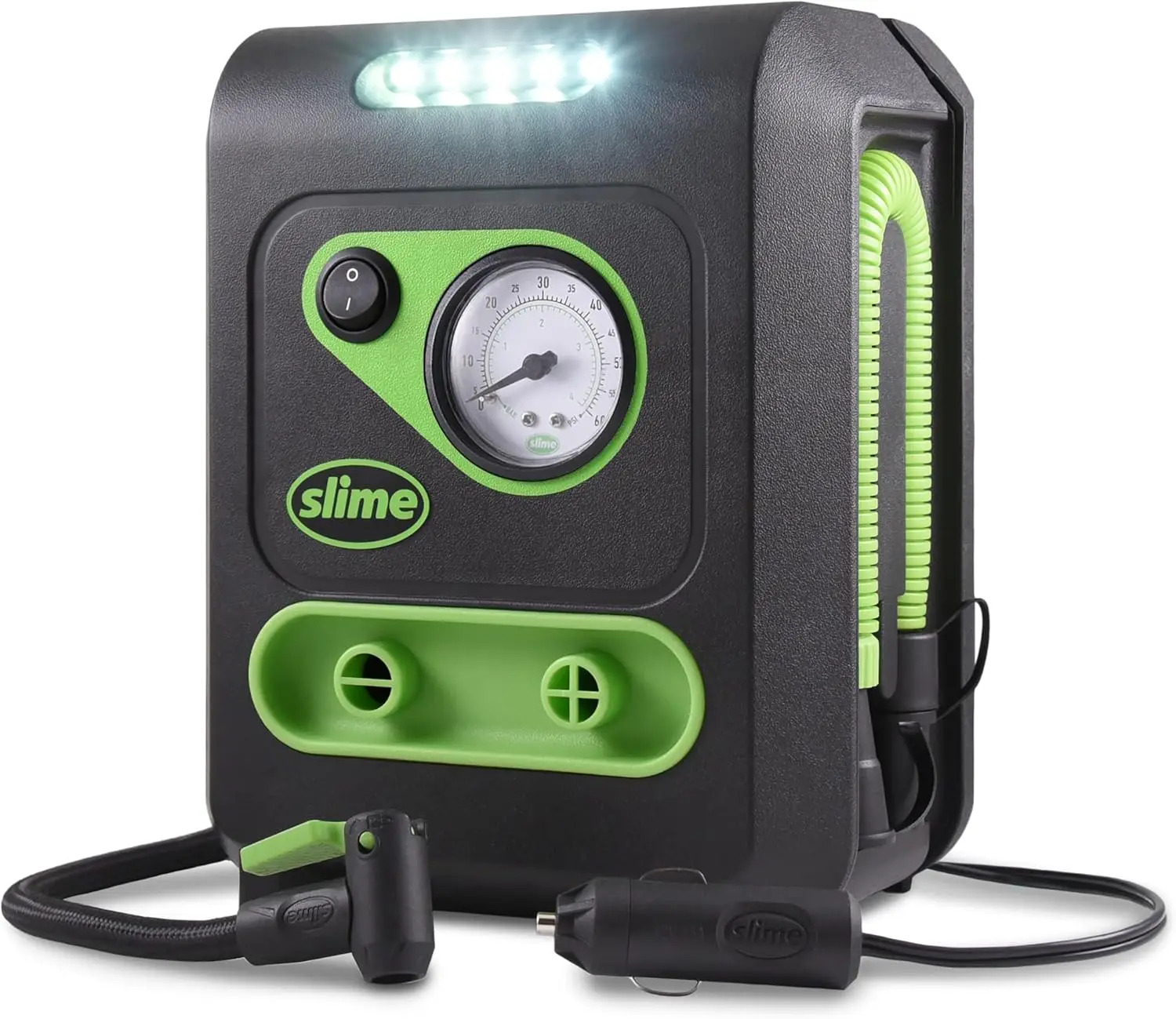 

40034 Tire & Mattress Inflator, High-Pressure, 100 psi Analog Gauge, LED Light, Fast Inflation