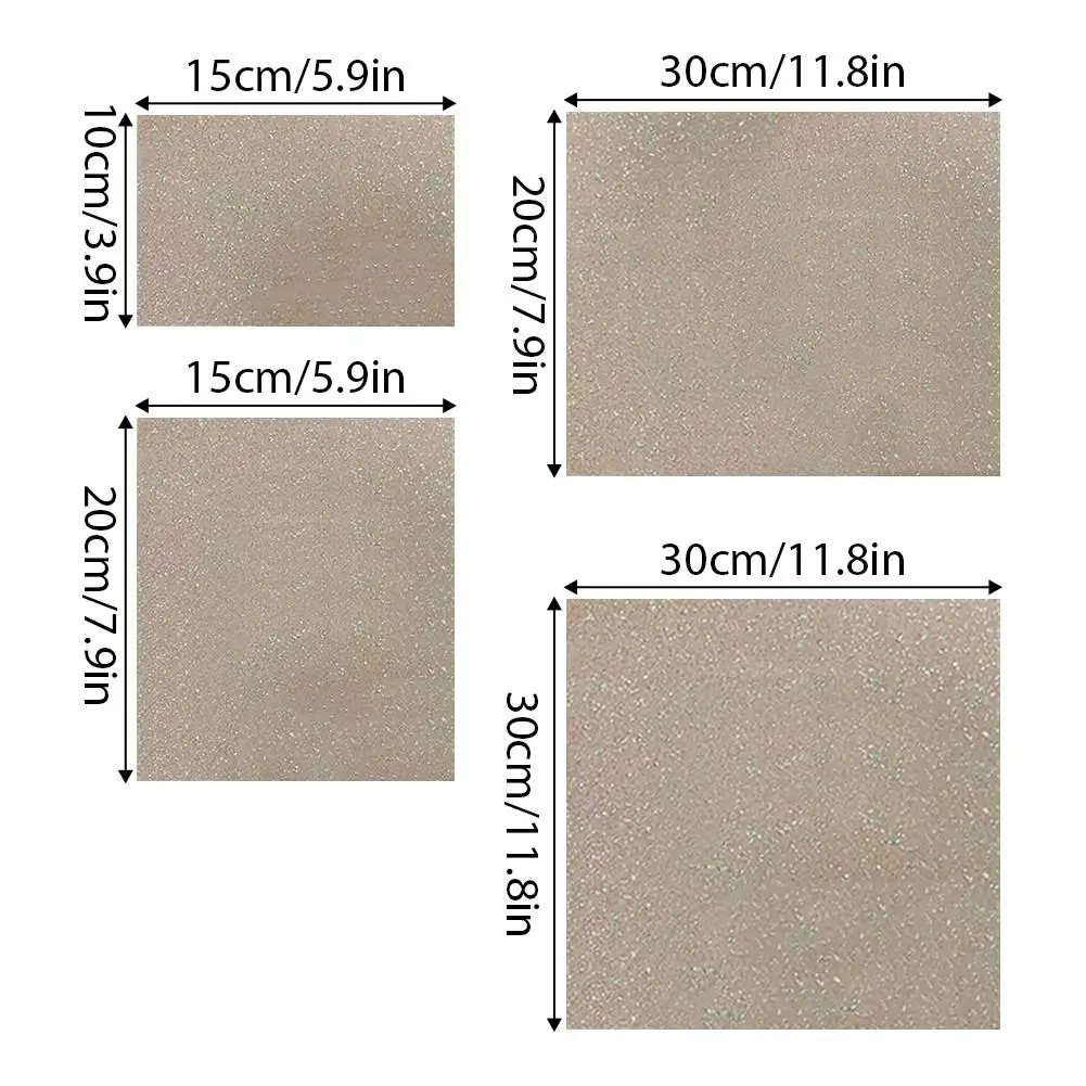 Handmade Fuse Beans Glitter Baking Cloth Reusable Flash Ironing Cloth Heat Press Paper Heatproof Mat Strawberry DIY Handmade