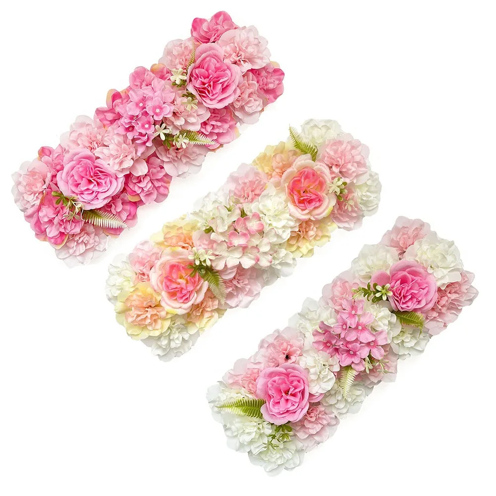 

New Artificial Floor Flower Silk Flower Home Wedding Decoration Flower Wall Road Guide Outdoor Wedding Arch Fake Flower