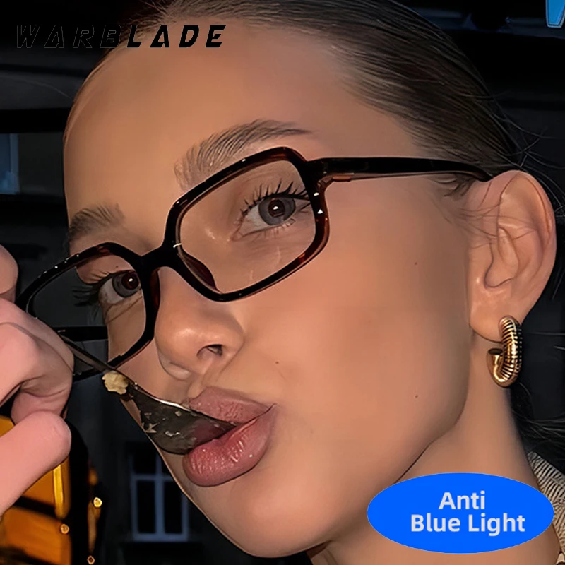 

Retro Narrow Small Square Frame Anti-Blue Light Women Men Glasses Computer Reading Eye Protection Games Optical Eyewear Lentes