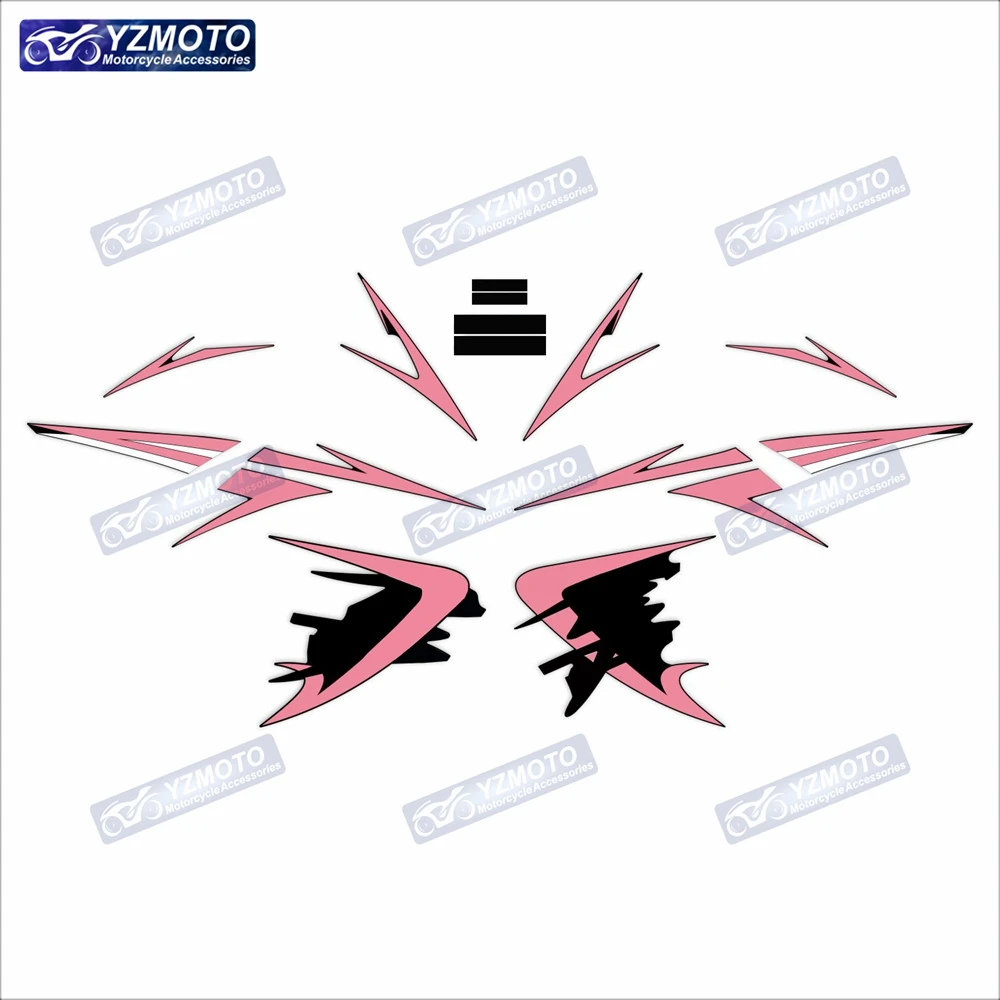 For Suzuki Hayabusa GSXR1300 GSXR 1300 2008 2009 2010 2011 2012 Motorcycle Full Fairing Reflective Waterproof Decal Stickers Kit