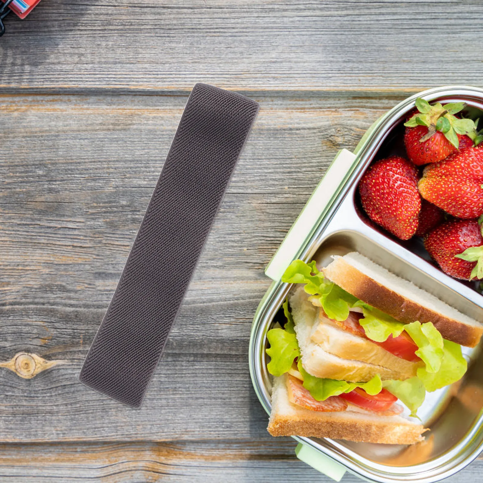 4 قطع من أربطة مرنة لصندوق الغداء، حزام بينتو قابل للتمدد من النايلون، حزام بديل للعمل المدرسي، حاوية التخييم والنزهات