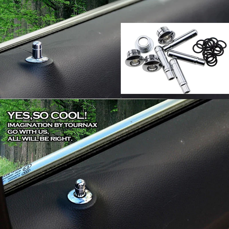 Car Door Lock Stick Pin Cap Trim For Chevrolet Cruze Trax Malibu for Opel Mokka ASTRA J Insignia Sport Tourer accessories