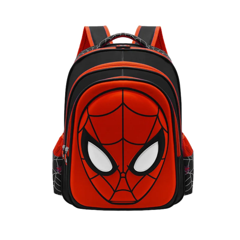 Superbohater Cartoon przedszkole tornister dla dzieci 3D trójwymiarowy wodoodporny materiał nylonowy Spider-Man śliczne plecaki