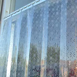 Door Screen Soft Glass PVC Curtain Strip Transparent Windproof Warehouse Air-conditioning Room Home Hanging Strip Curtain Window